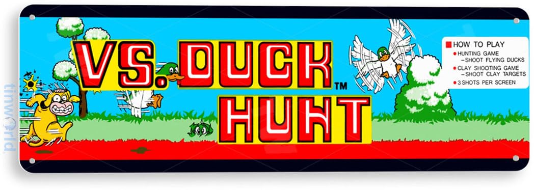 Gaming Console Shop - Classic Gaming Console Tin Sign, Duck