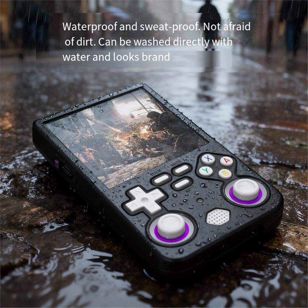 Gaming Console R36 Ultra - Capa Protetora de Silicone A86G NOVA,