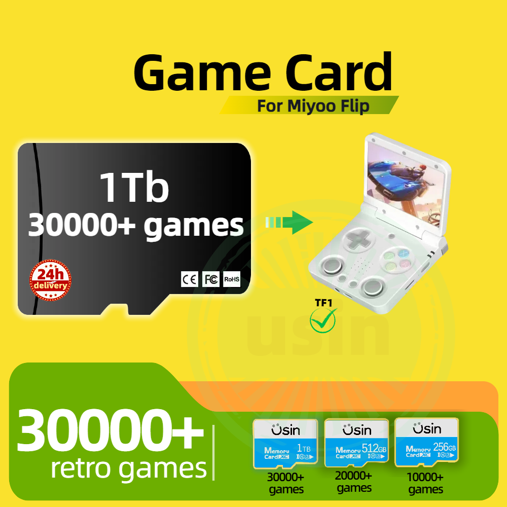 Gaming Console Cartoon - Cartão de jogo para miyoo flip
