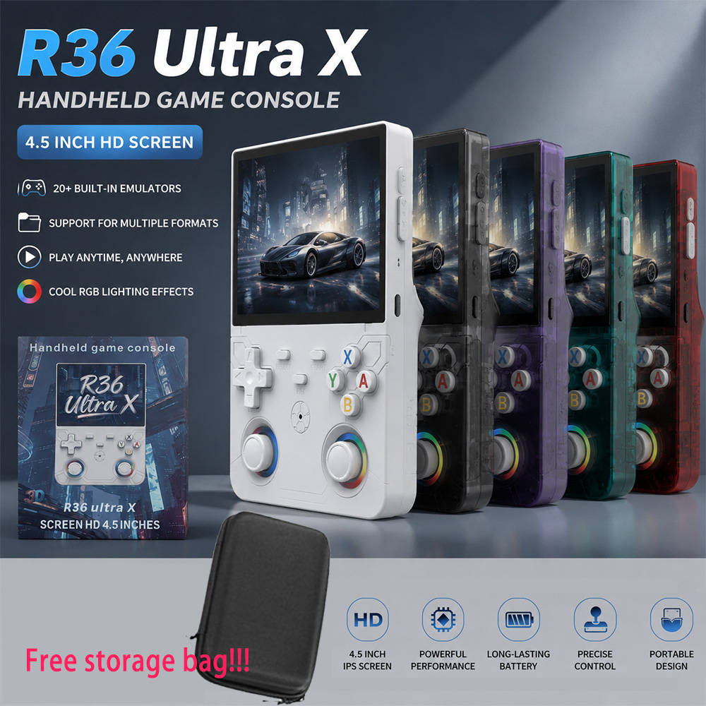 Gaming Console R36 Ultra - Novo Console de Videogame Retro R36