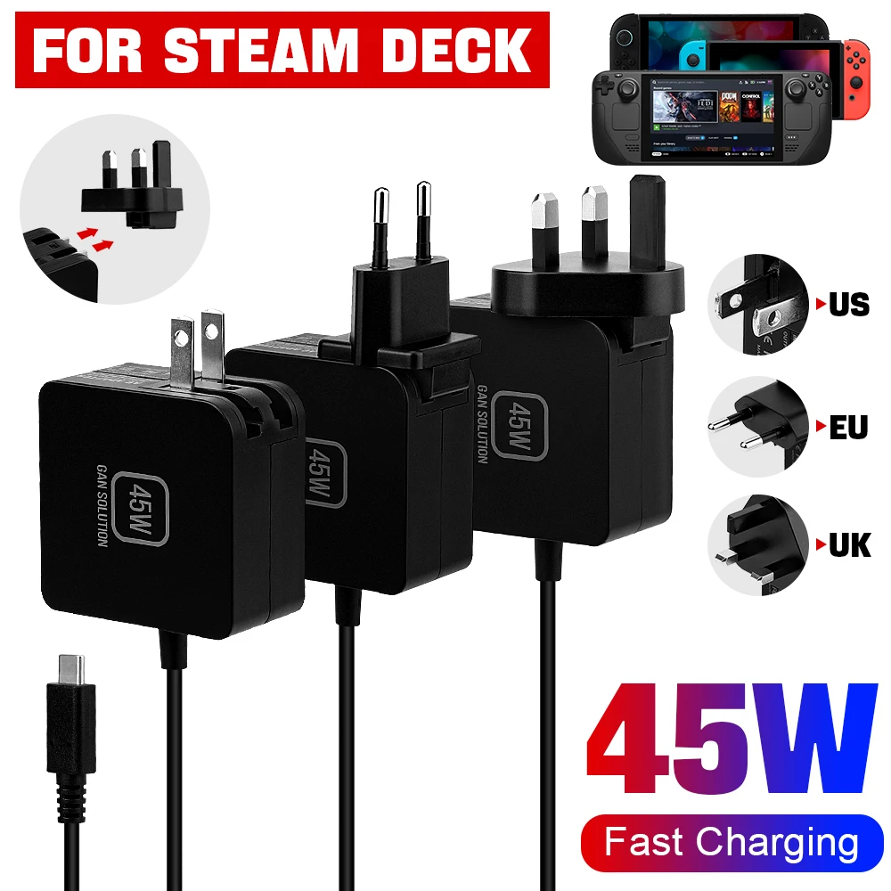 Gaming Console Uk - NOVO Adaptador AC de 45W Carregador