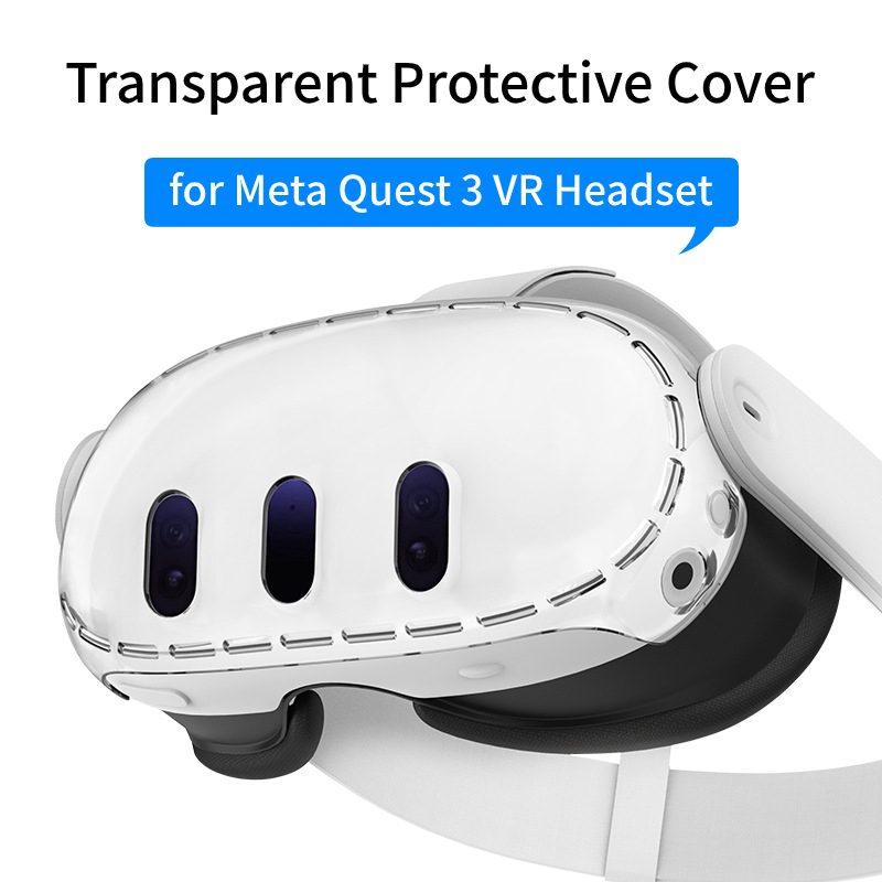 Vr Lens Protector - Máscara de capacete transparente, capa protetora