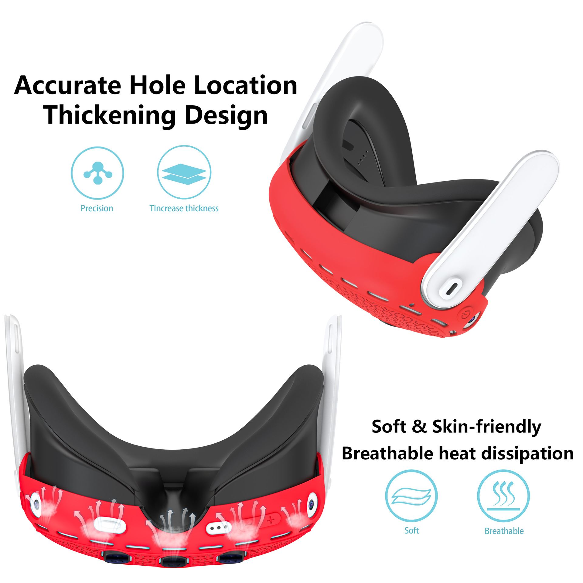 Capa protetora de silicone par - Vr Lens Protector avaliação e preço