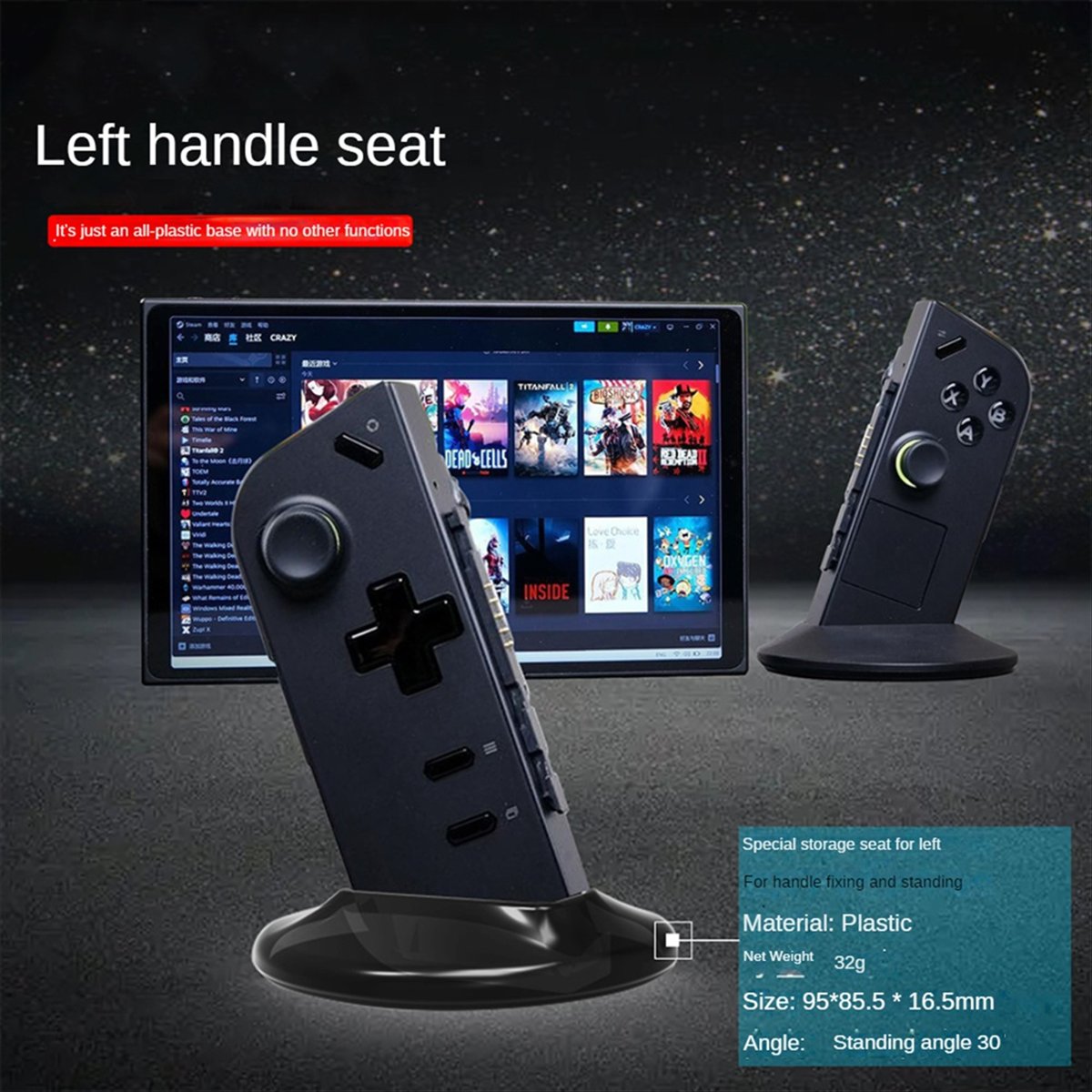 CANING- Suporte de gamepad par - Gaming Console Lenovo avaliação e preço