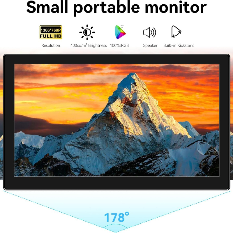 Monitor touchscreen pequeno de - Gaming Console App avaliação e preço