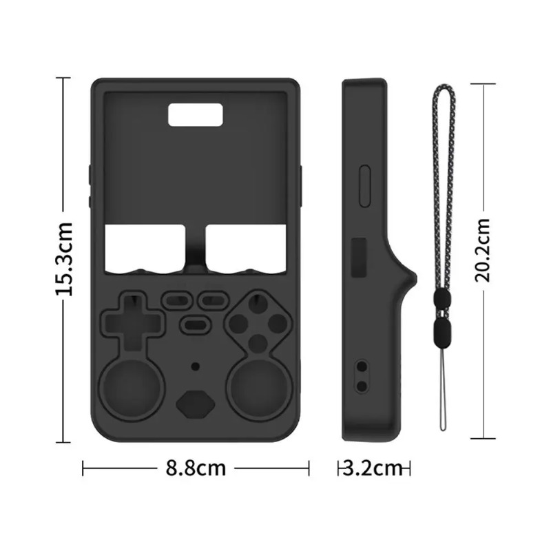 Capa Protetora de Silicone par - Gaming Console R36 Ultra avaliação e preço