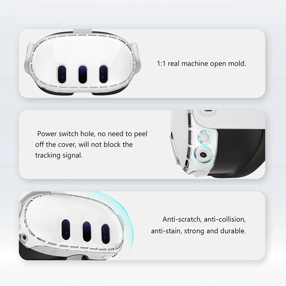 Capa transparente para meta qu - Vr Lens Protector avaliação e preço